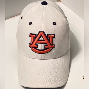 Vintage Auburn University Tigers White w/ Orange Blue Embroidery Hat One Fit